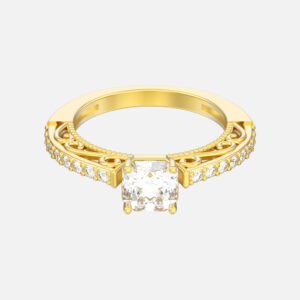14K Gold 9" Diamond Ankle Bracelet