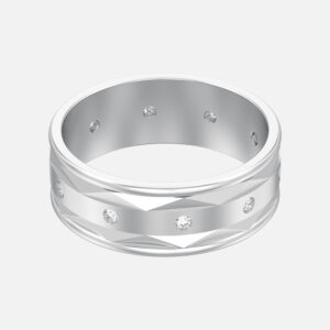 Stainless Steel Cutout Station Ankle Bracelet